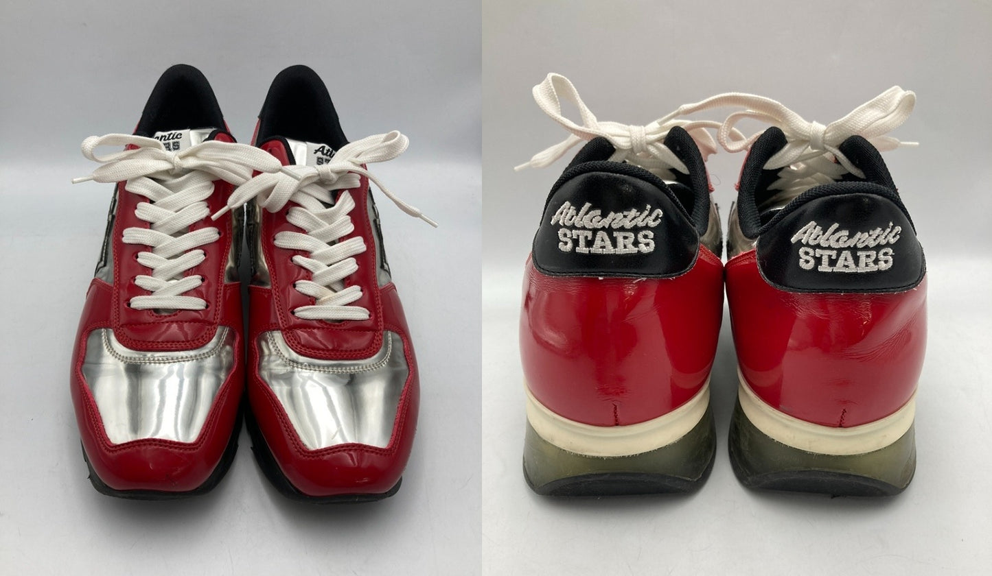 Atlantic STARS アトランティックスターズ エナメル ローカットスニーカー サイズ43 中古 D4