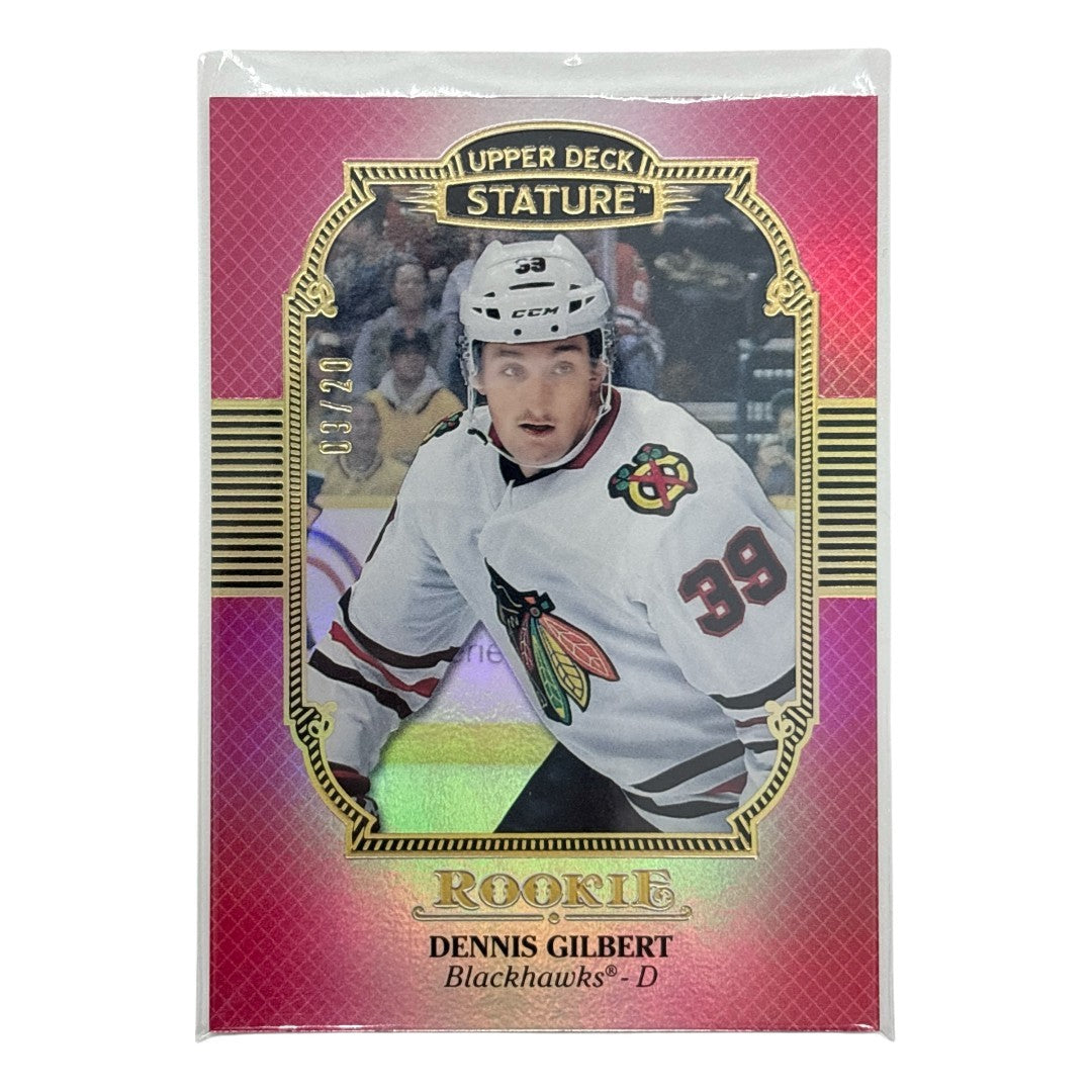 UPPER DECK NHLカード STATURE DENNIS GILBERT BLACKHAWKS 09/20 #182 中古 IT1