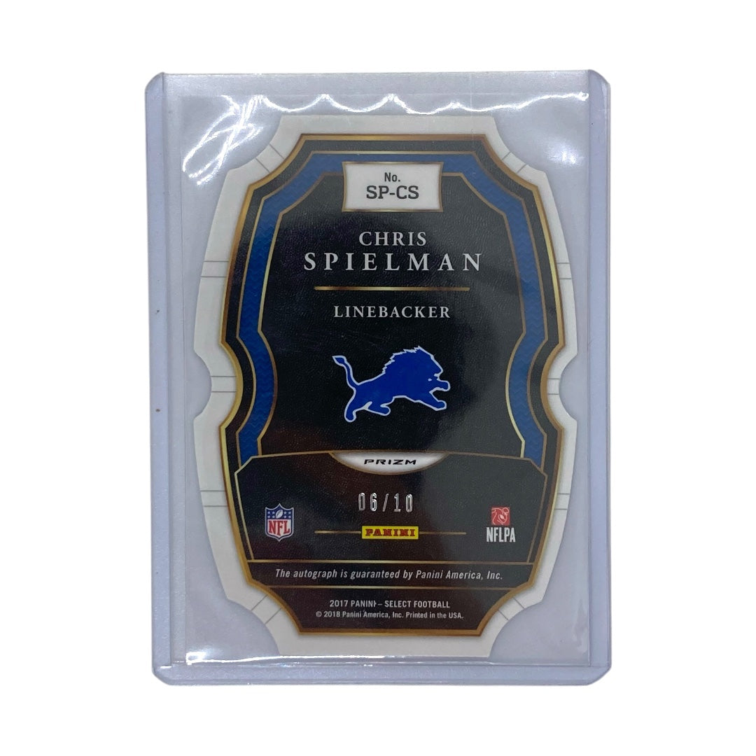 PANINI NFLカード SELECT PRIZM CHRIS SPIELMAN DETROIT LIONS 06/10 #SP-CS 中古 IT2