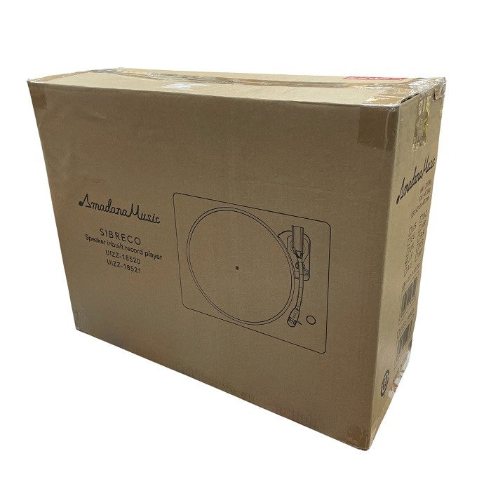 Amadana Music SIBRECO レコードプレーヤー UIZZ-18520 アマダナ EP LP ターンテーブル ドーナツ盤 中古 R4