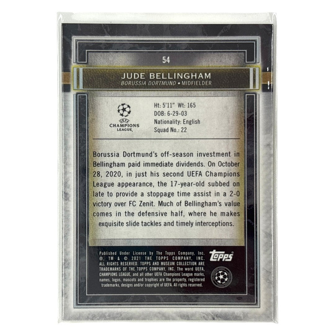 TOPPS サッカーカード MUSEUM COLLECTION JUDE BELLINGHAM BORUSSIA DORTMUND #54 中古 IT1