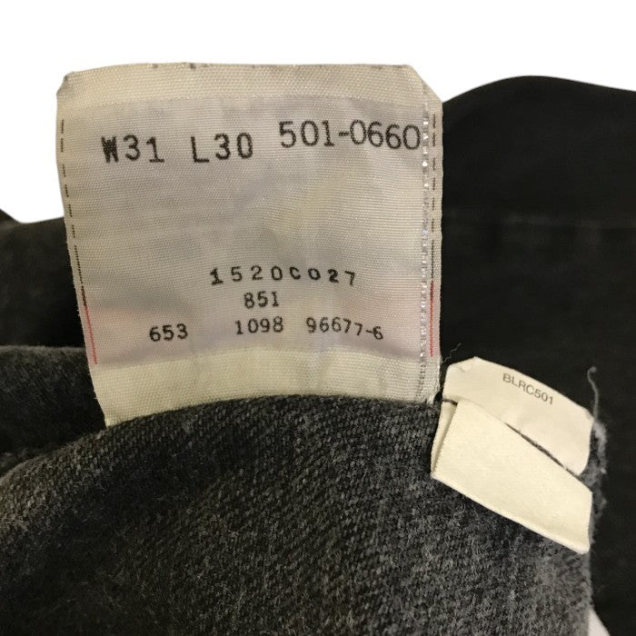 Levi's リーバイス 501 USA製 501-0660 W31 L30 パンツ デニム ジーンズ ボトムス メンズ 中古 W1
