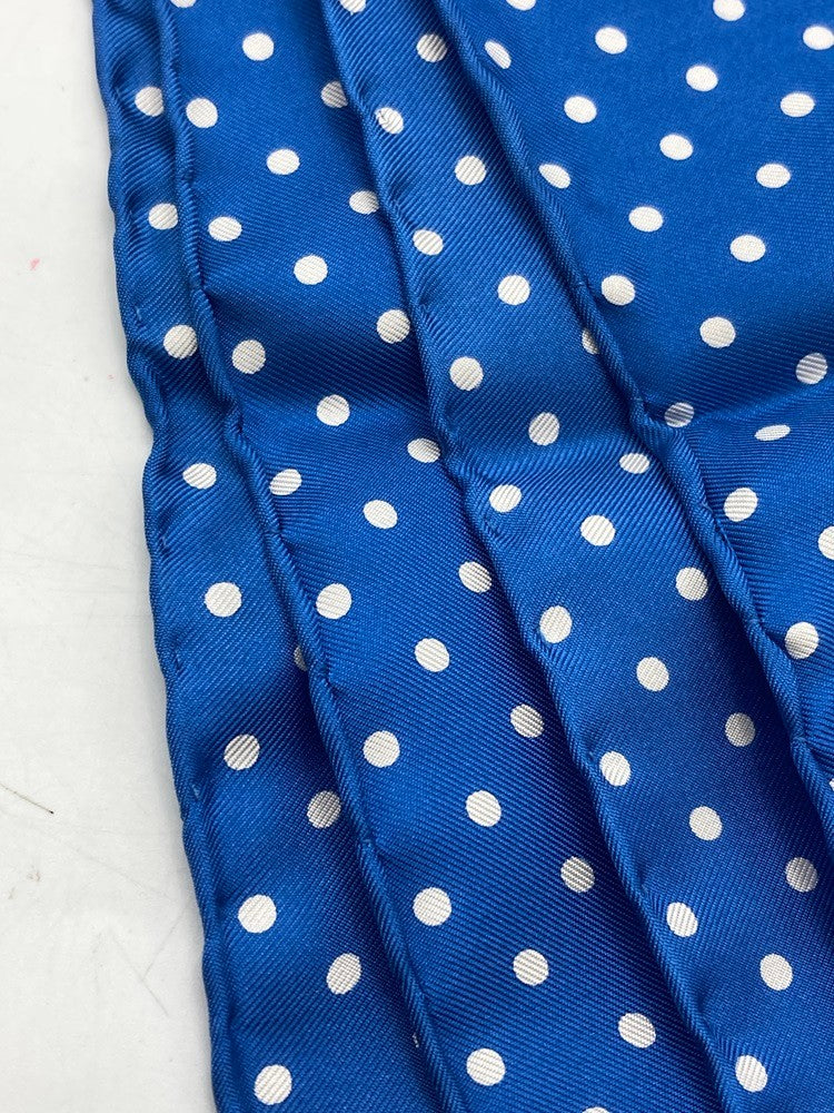BALLY バリー スカーフ シルク100% 水玉 中古 D4