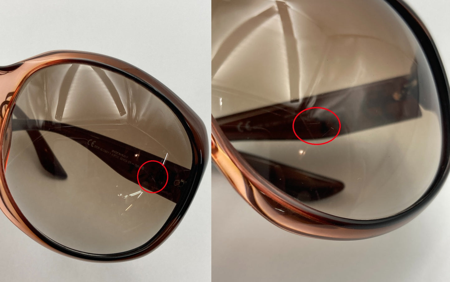 Christian Dior GLOSSY1 クリスチャンディオール グロッシー1 サングラス A3FCC 中古 D4