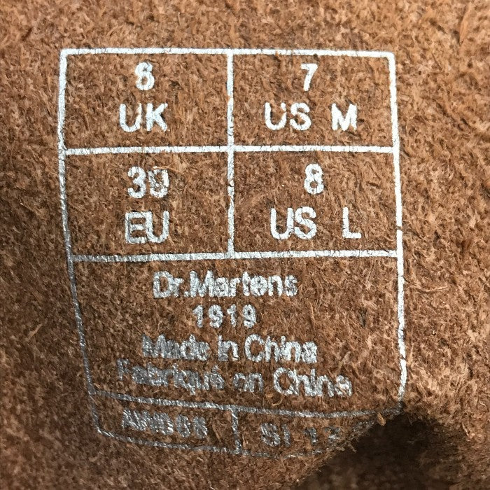 Dr.Martens ドクターマーチン 10ホール ブーツ レディース スチールトゥ ロング レースアップ バーガンディ UK6(25cm) 1919 中古 T1