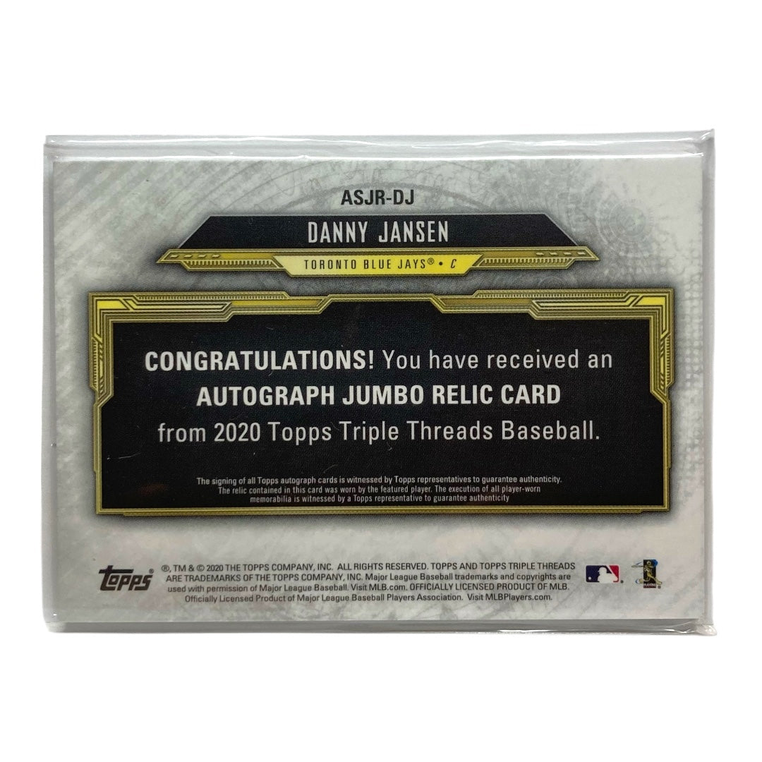 TOPPS MLBカード TRIPLE THREADS DANNY JANSEN BLUE JAYS 81/99 #ASJR-DJ 中古 IT2