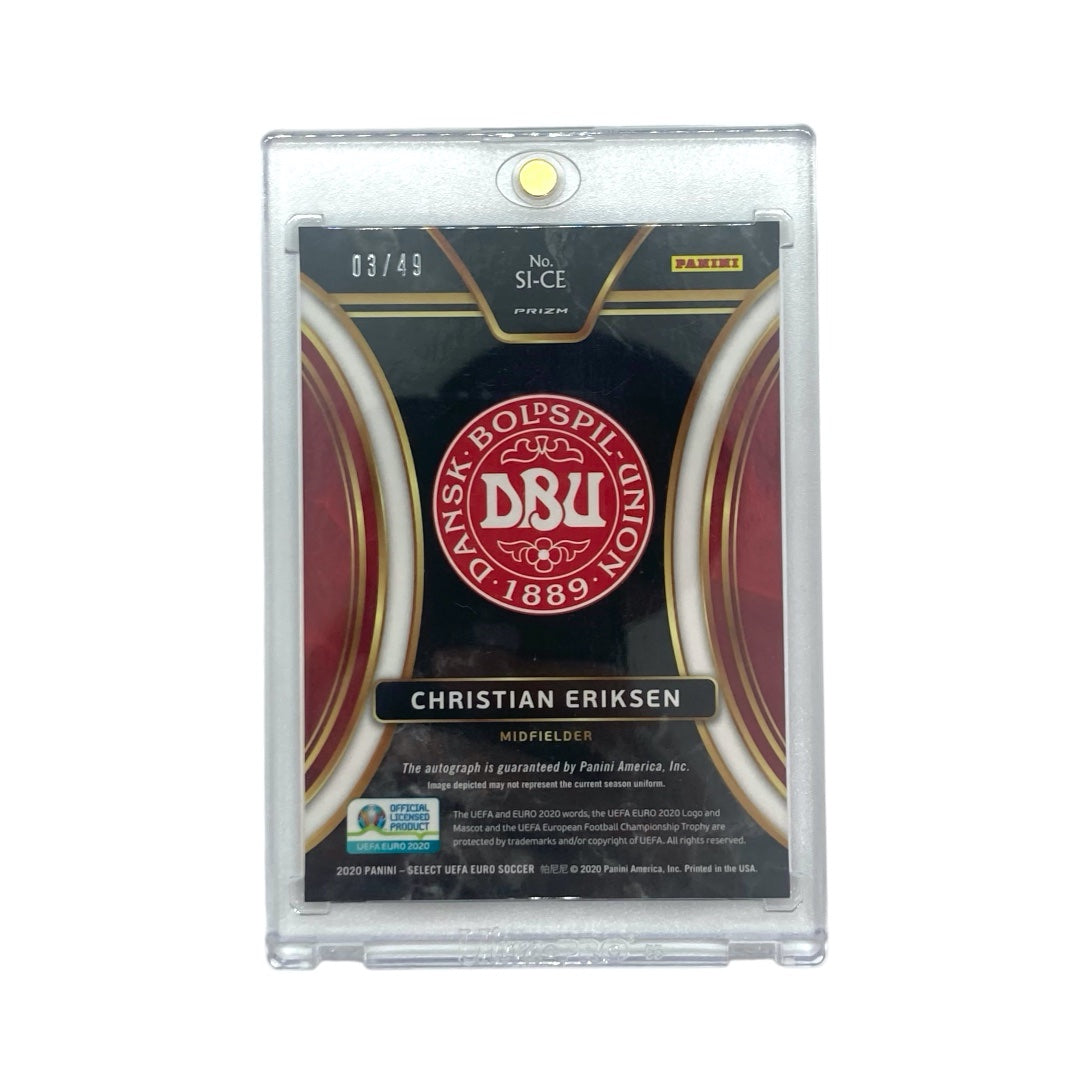PANINI サッカーカード SELECT UEFA EURO PRIZM CHRISTIAN ERIKSEN DENMARK 03/49 #SI-CE 中古 IT1
