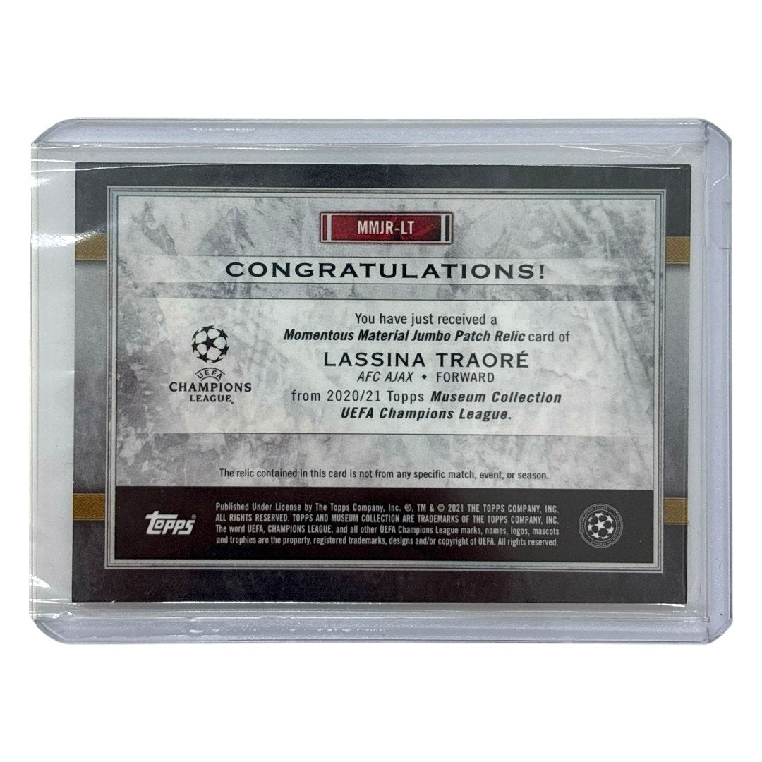 TOPPS サッカーカード MUSEUM COLLECTION LASSINA TRAORE AJAX 06/50 #MMJR-LT 中古 IT1