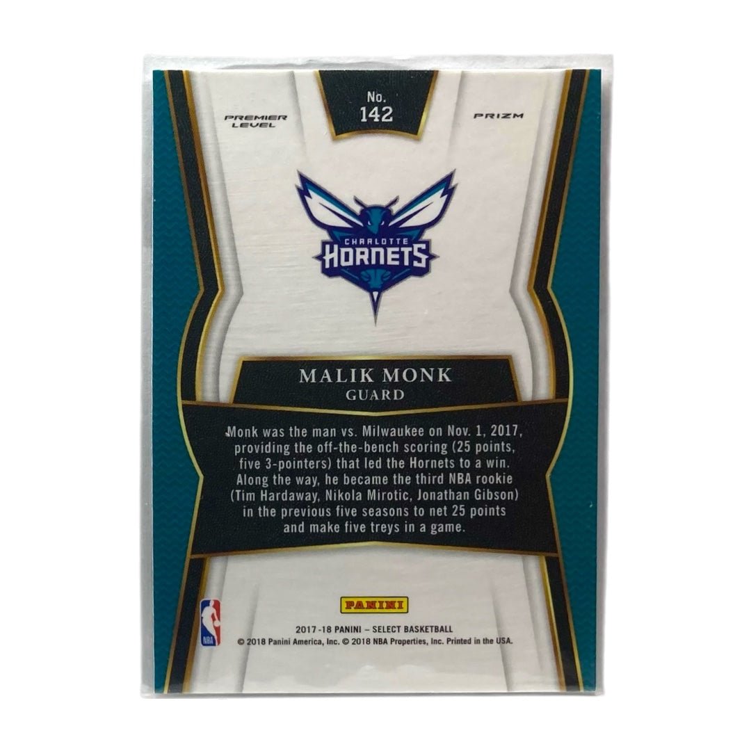 PANINI NBAカード SELECT PRIZM MALIK MONK CHARLOTTE HORNETS #142 中古 IT2