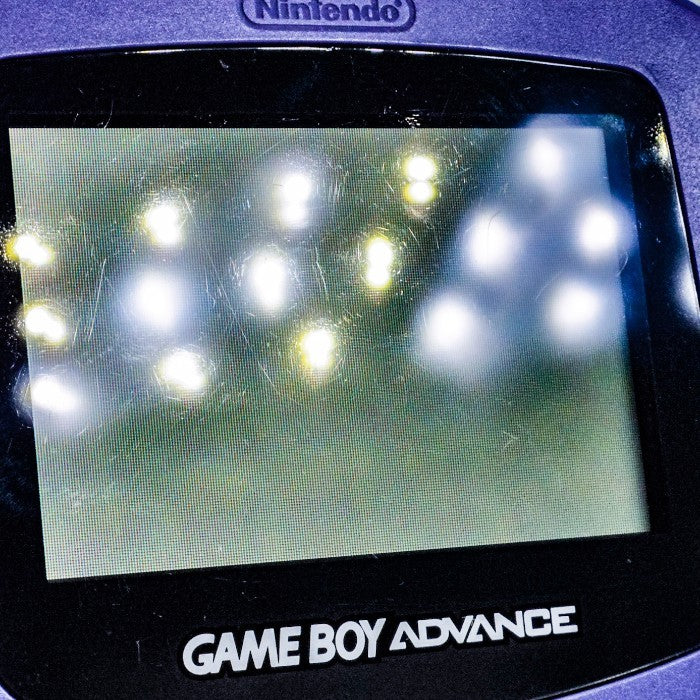 難あり 任天堂 ゲームボーイアドバンス 本体 AGB-001 バイオレット 中古 a1