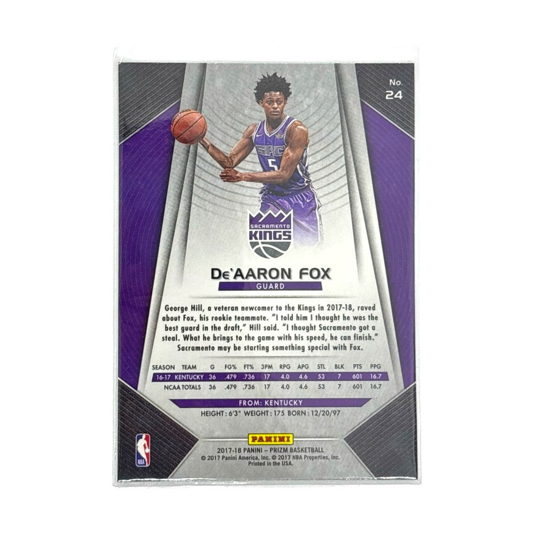 PANINI NBAカード PRIZM DE'AARON FOX KINGS #24 中古 IT1