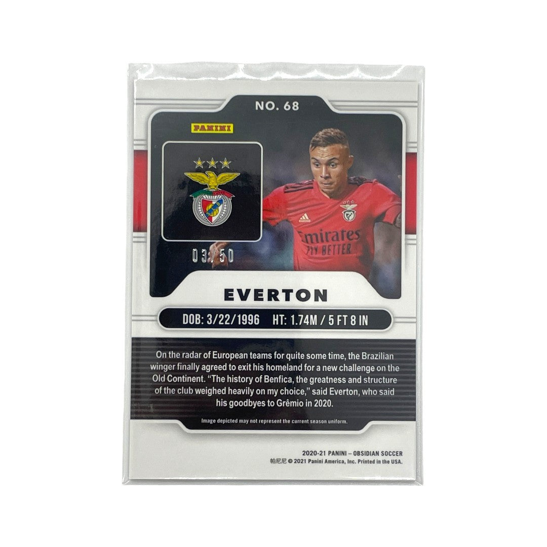 PANINI サッカーカード OBSIDIAN EVERTON BENFICA 03/50 #68 中古 IT1