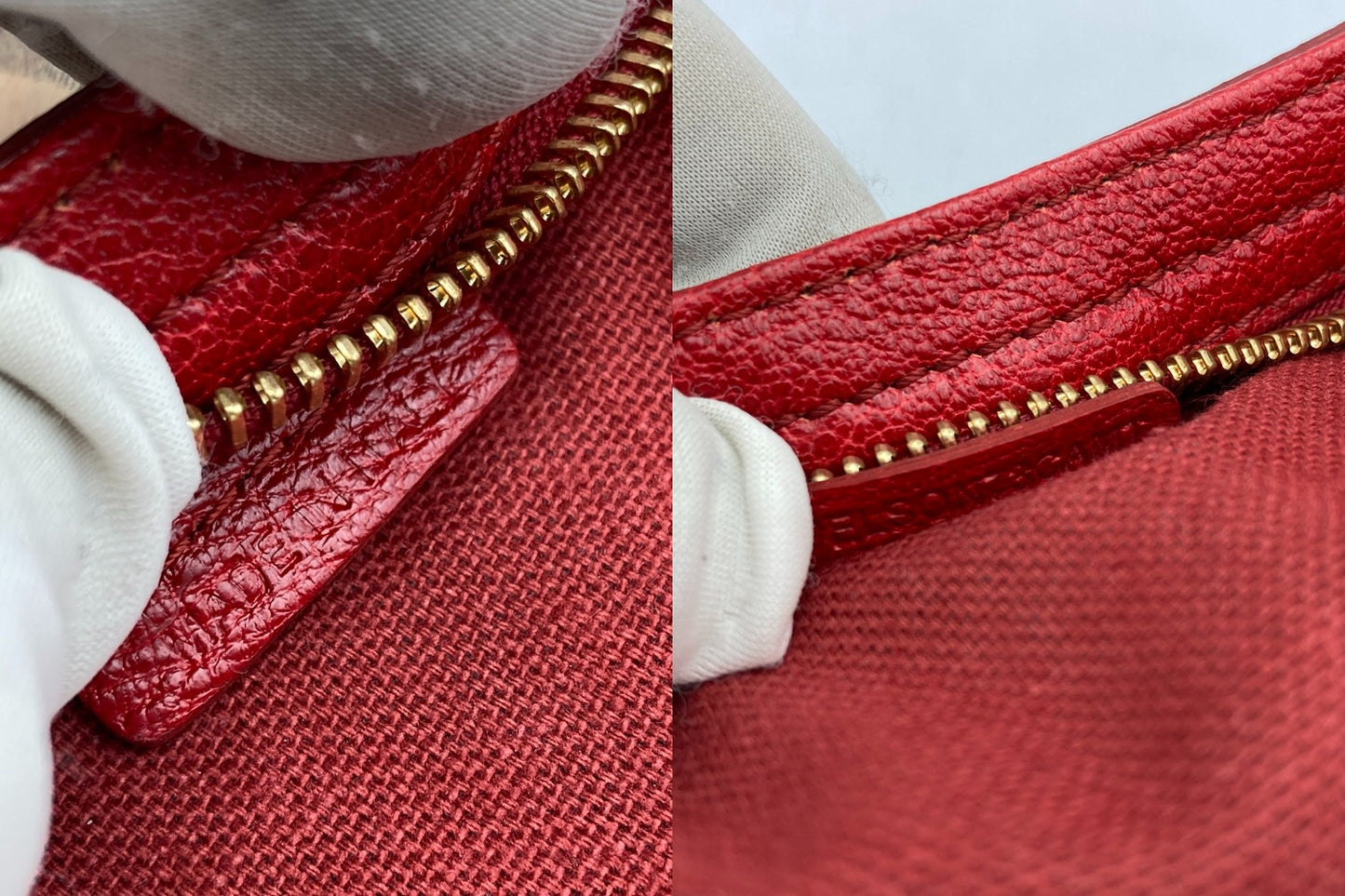 BURBERRY バーバリー ノバチェック ショルダーバッグ レッド/ベージュ 中古 D4
