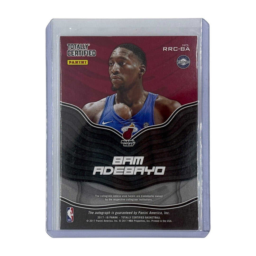 PANINI NBAカード TOTALLY CERTIFIED BAM ADEBAYO MIAMI HEAT #RRC-BA 中古 IT1