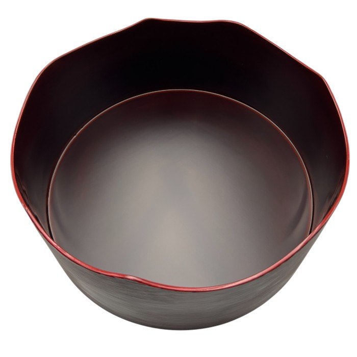 今日 千歳盆 堅地本漆塗 木製 茶道 茶道具 和風 中古 W4