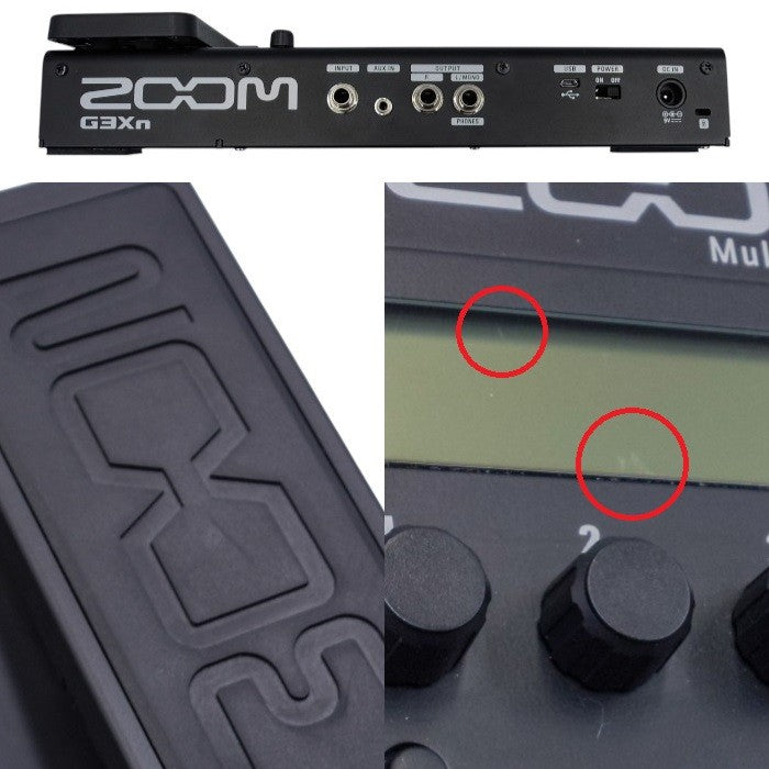 ZOOM ズーム ギター用 マルチエフェクター G3Xn エクスプレッションペダル付き 中古 a1