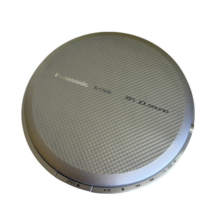 未使用品 パナソニック ポータブルCDプレーヤー シルバー SL-CT830-S Panasonic オーディオ CD 音楽 中古 W1