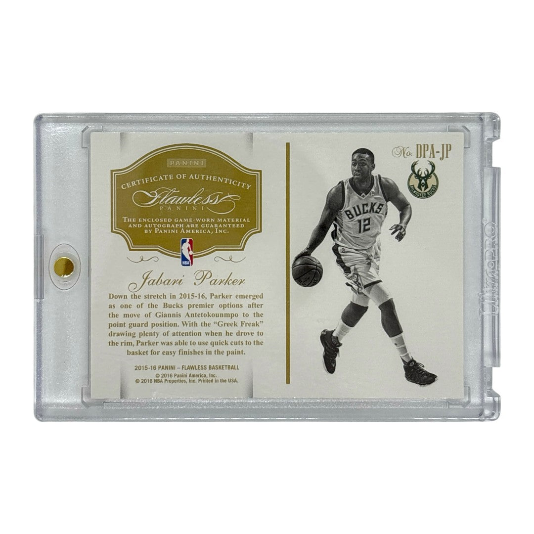 PANINI NBAカード FLAWLESS JABARI PARKER BUCKS 07/25 #DPA-JP 中古 IT1