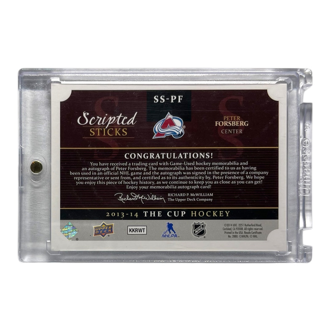 UPPER DECK NHLカード THE CUP PETER FORSBERG COLORADO AVALANCHE /35 #SS-PF 中古 IT2