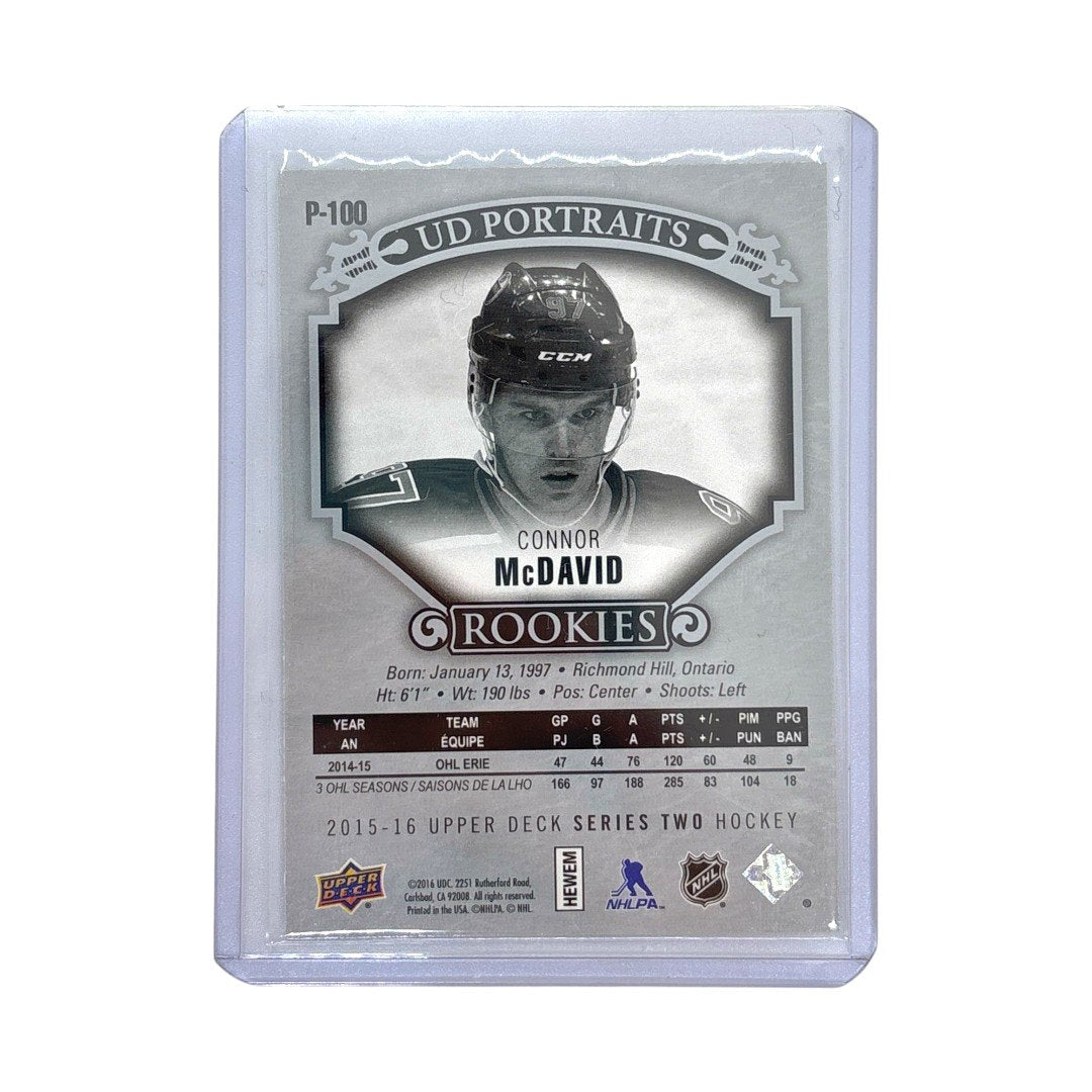 UPPER DECK NHLカード SERIES TWO CONNOR McDAVID OILERS #P-100 中古 IT1