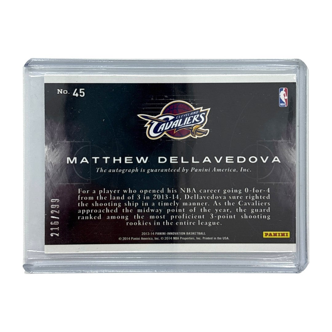 PANINI NBAカード INNOVATION MATTHEW DELLAVEDOVA CLEVELAND CAVALIERS 216/299 #45 中古 IT1