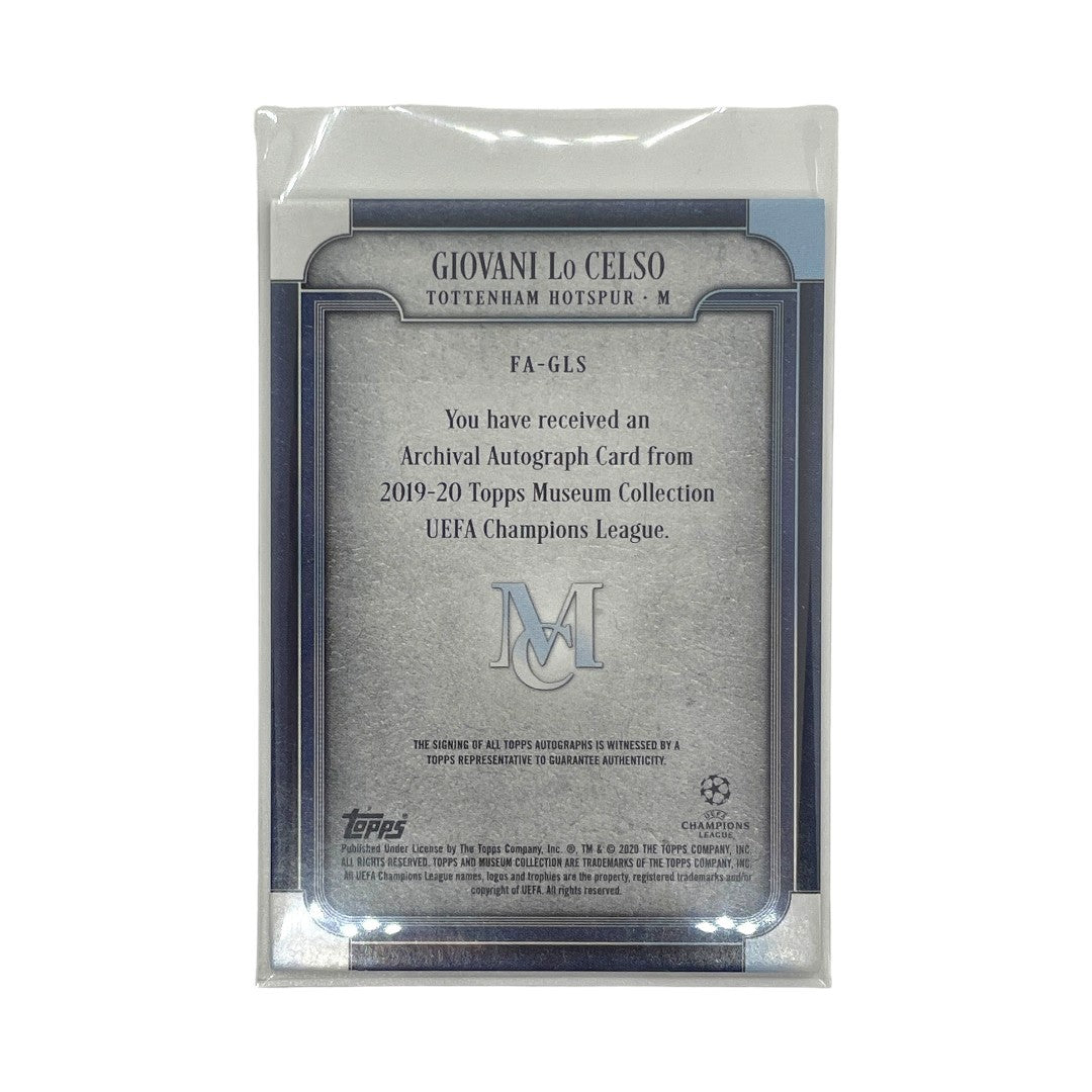 TOPPS サッカーカード MUSEUM COLLECTION ARCHIVAL AUTOGRAPH GIOVANI LO CELSO TOTTENHAM HOTSPUR 05/75 #FA-GLS 中古 IT1