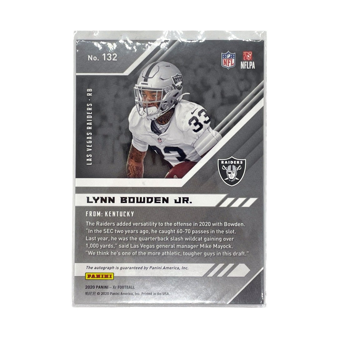 PANINI NFLカード XR LYNN BOWDEN JR. LAS VEGAS RAIDERS 16/25 #132 中古 IT1