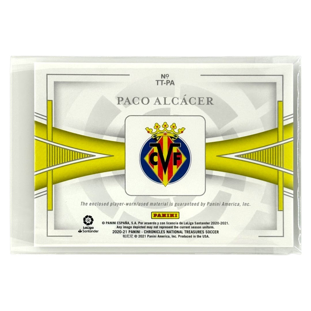 PANINI サッカーカード CHRONICLES NATIONAL TREASURES PACO ALCACER VILLARREAL /500 #TT-PA 中古 IT1