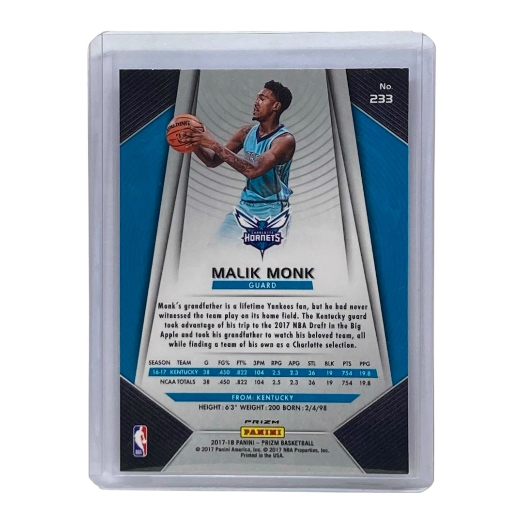 PANINI NBAカード PRIZM MALIK MONK HORNETS #233 中古 IT2