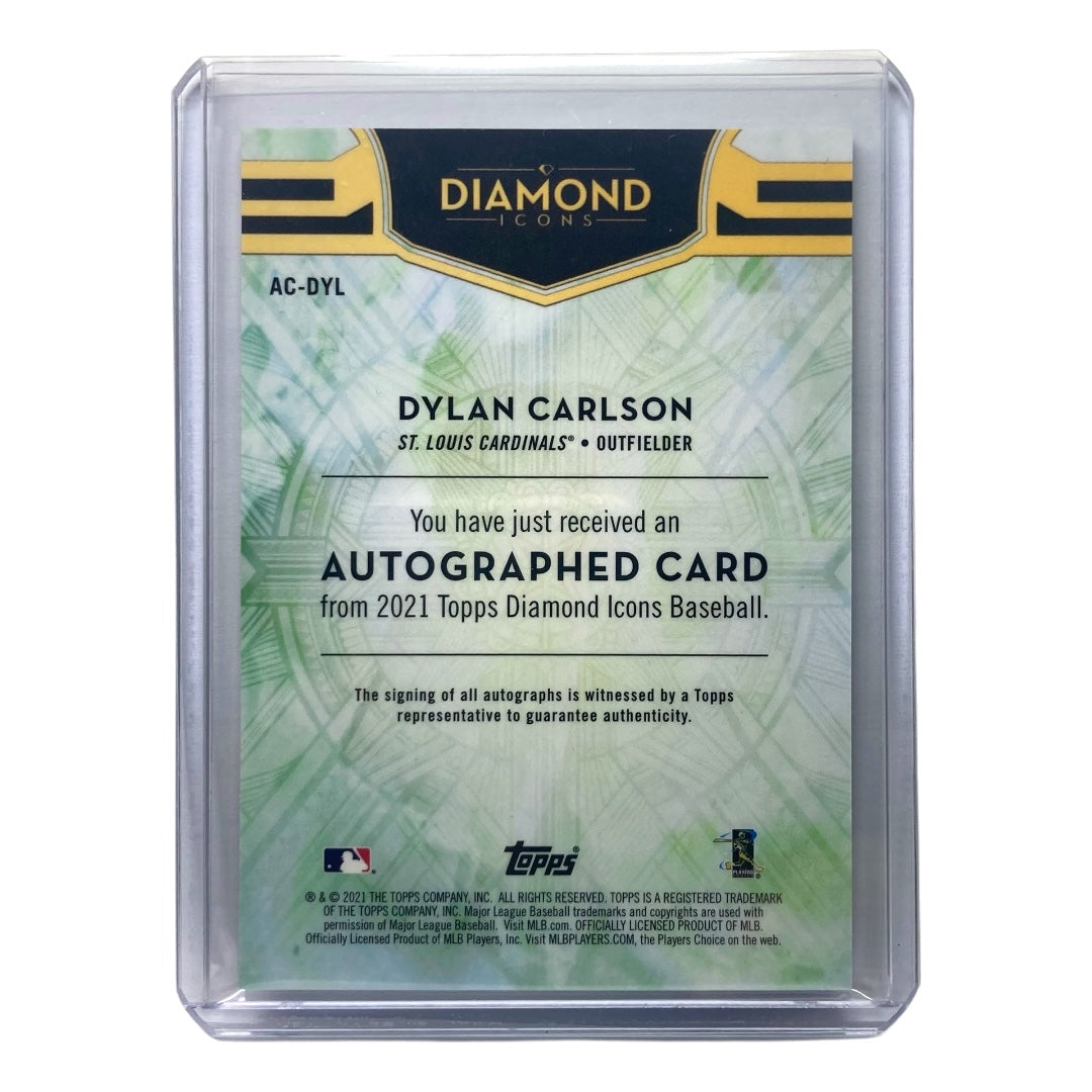 TOPPS MLBカード DIAMOND ICONS DYLAN CARLSON CARDINALS 03/10 #AC-DYL 中古 IT2