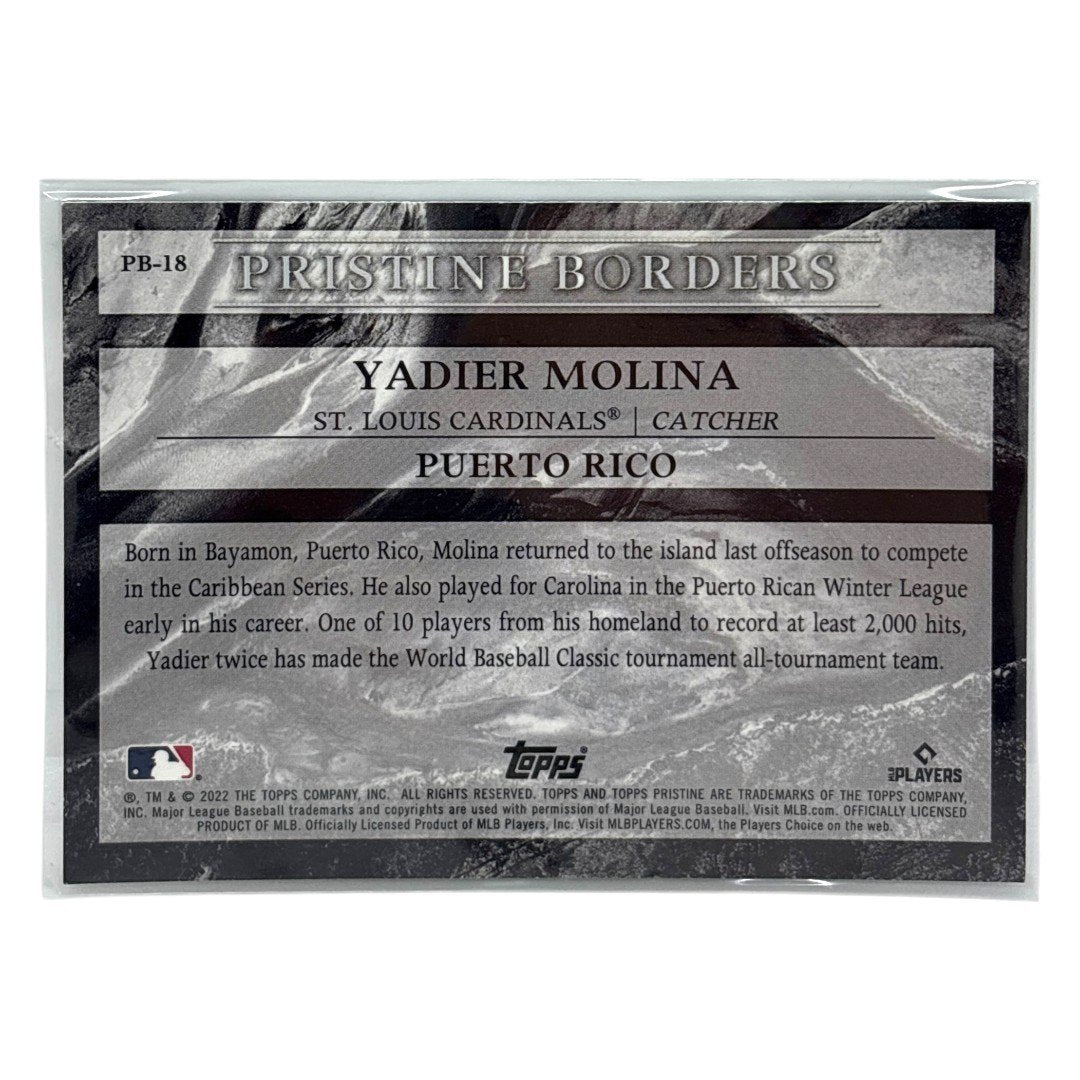 TOPPS MLBカード PRISTINE YADIER MOLINA ST. LOUIS CARDINALS #PB-18 中古 IT1