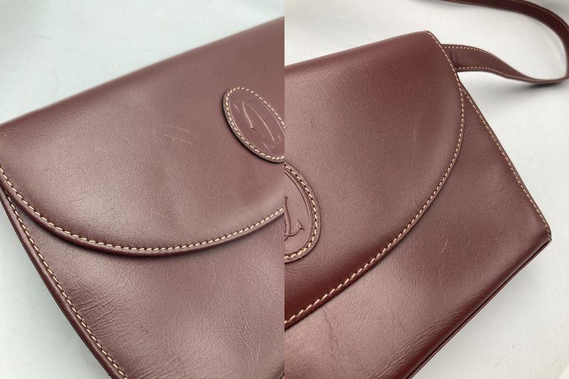 Cartier カルティエ マストライン 2WAY ショルダーバッグ クラッチバッグ 中古 D4