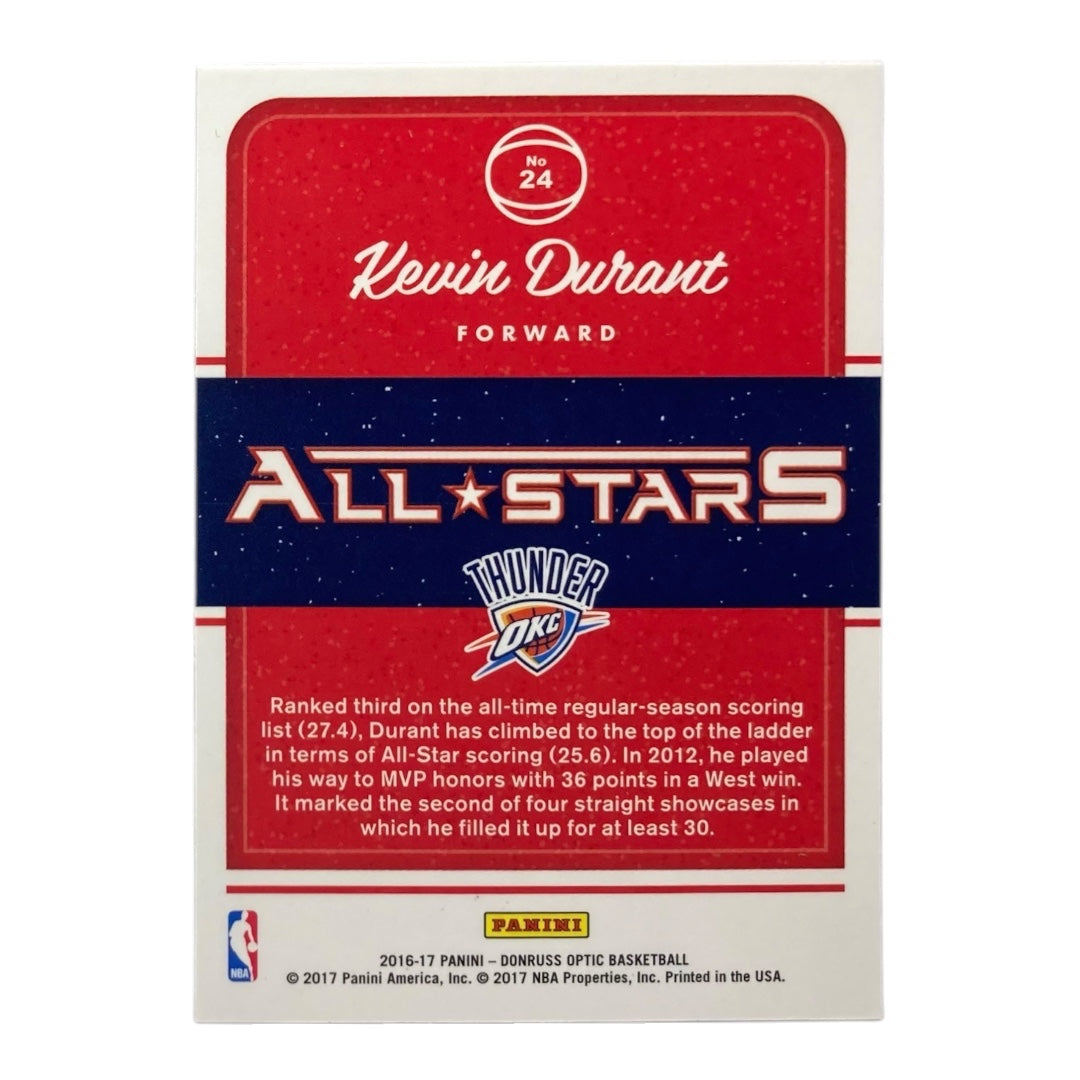 PANINI NBAカード DONRUSS OPTIC KEVIN DURANT THUNDER #24 中古 IT2