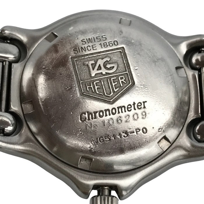 TAG HEUER タグホイヤー 腕時計 メンズ セル 自動巻き デイト 回転ベゼル SS シルバー WG5113-P0 中古 T1