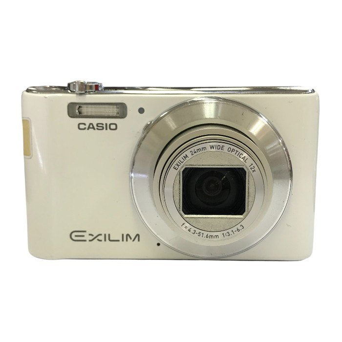 CASIO EXILIM コンパクトデジタルカメラ ホワイト 光学12倍ズーム SDメモリーカード EX-ZS240WE 中古 T1