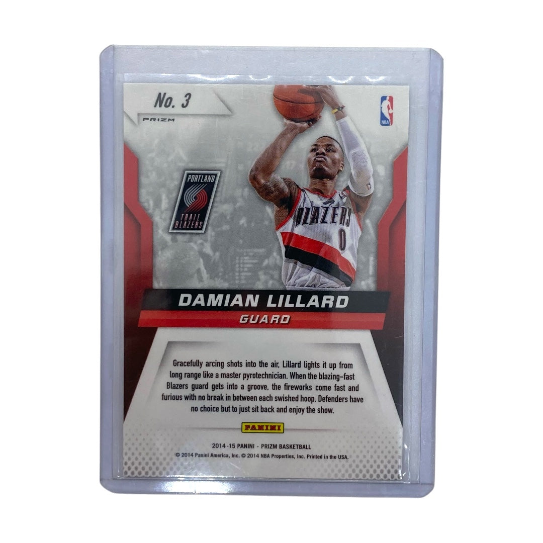 PANINI NBAカード PRIZM DAMIAN LILLARD TRAIL BLAZERS #3 中古 IT2