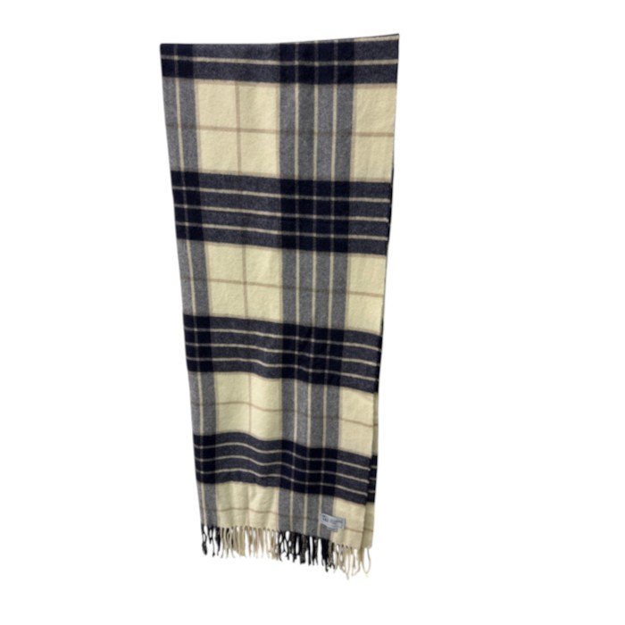 Johnstons ジョンストンズ カシミヤ ストール マフラー 大きめ レディース メンズ チェック柄 中古 W1