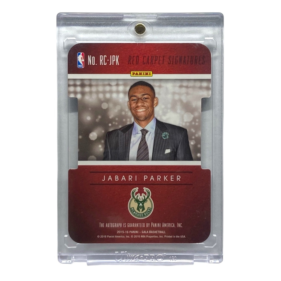 PANINI NBAカード GALA DIE CUT JABARI PARKER BUCKS 03/10 #RC-JPK 中古 IT2