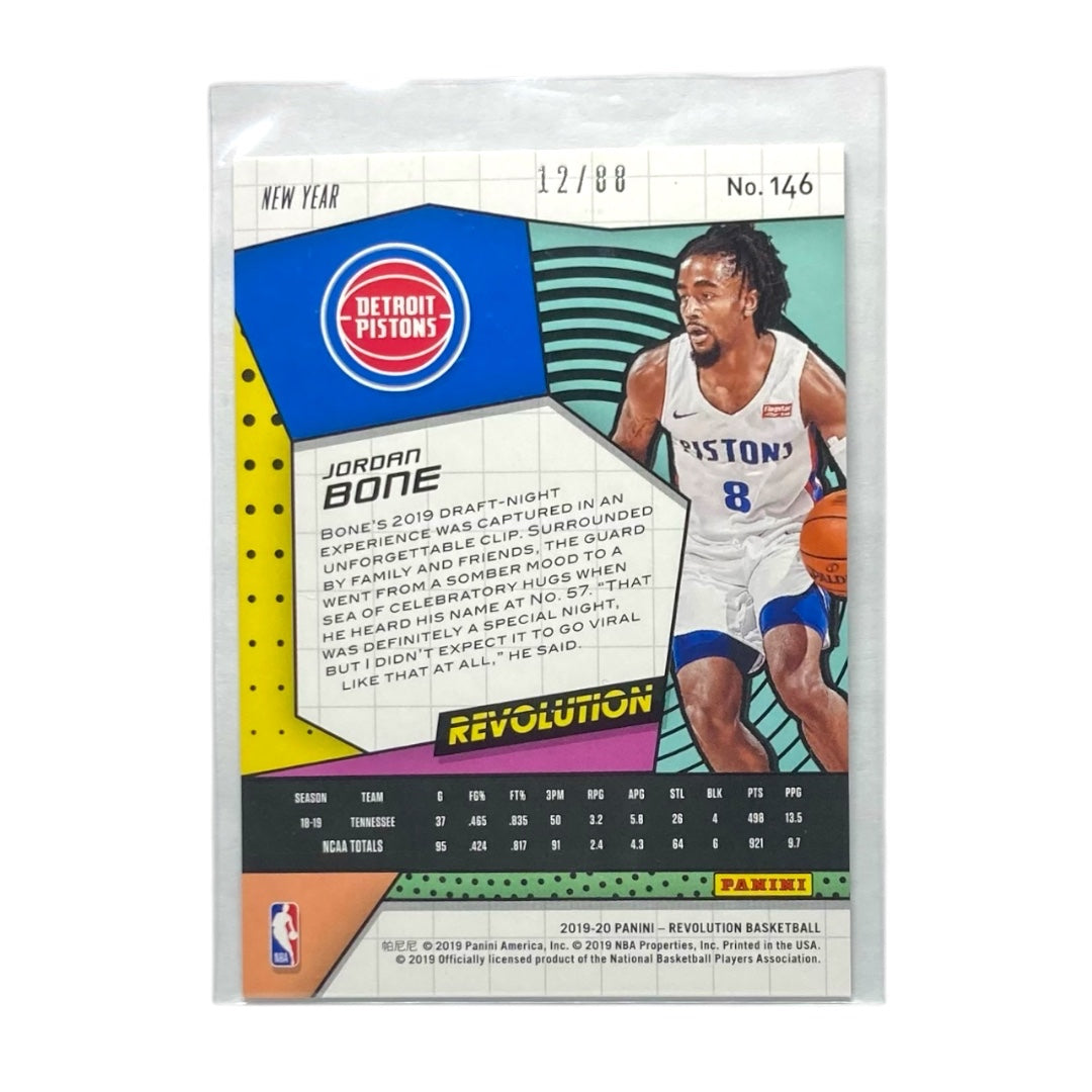 PANINI NBAカード REVOLUTION JORDAN ВОNЕ DETROIT PISTONS /88 #146 中古 IT2