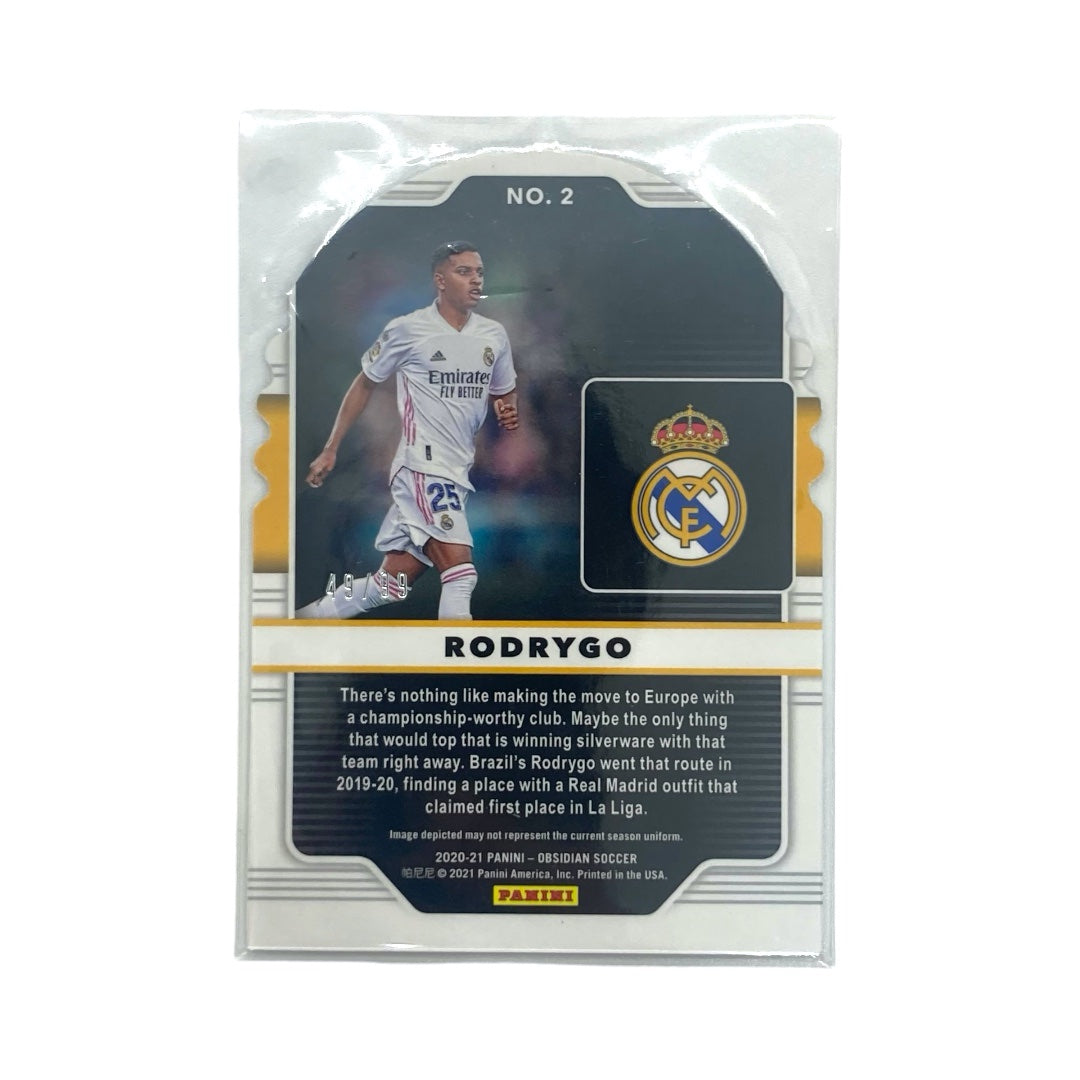 PANINI サッカーカード OBSIDIAN RODRYGO REAL MADRID 49/99 #2 中古 IT1