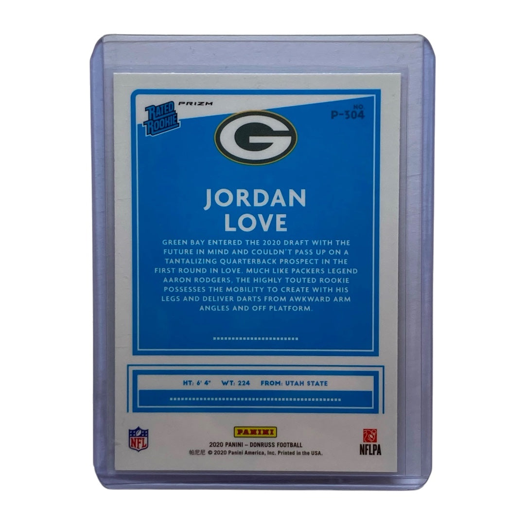 PANINI NFLカード DONRUSS JORDAN LOVE PACKERS #P-304 中古 IT2