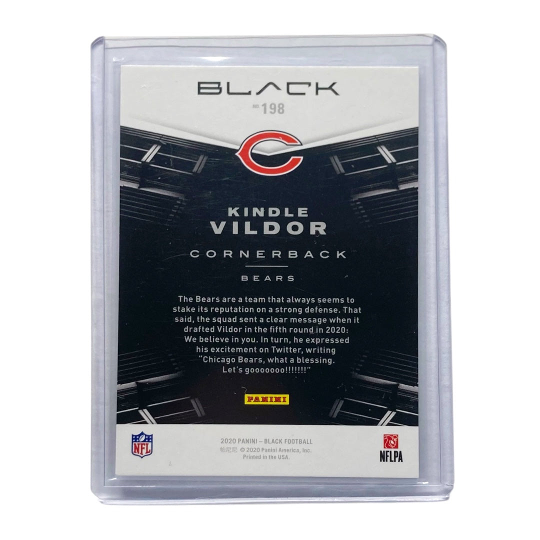 PANINI NFLカード BLACK KINDLE VILDOR BEARS #198 中古 IT2