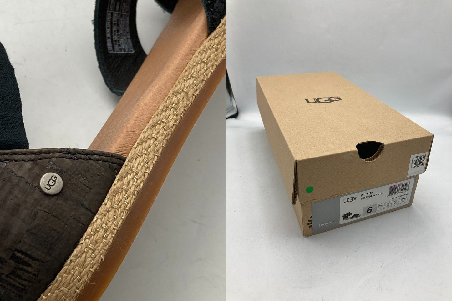 UGG アグ IDINA サンダル 1012930 サイズ23cm レディース 中古 D4