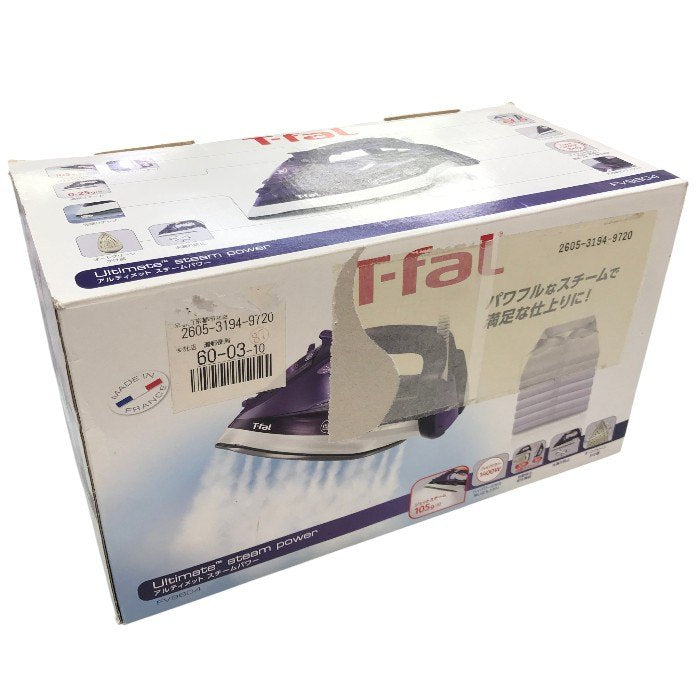 ティファール スチームアイロン アルティメット スチームパワー オートクリーン コード付き FV9604J0 中古 Y1