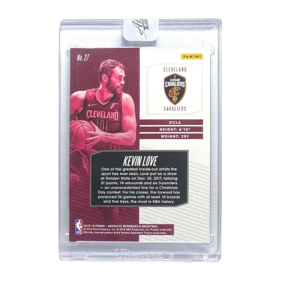 未開封品 PANINI NBAカード ABSOLUTE MEMORABILIA KEVIN LOVE CAVALIERS #27 中古 IT2