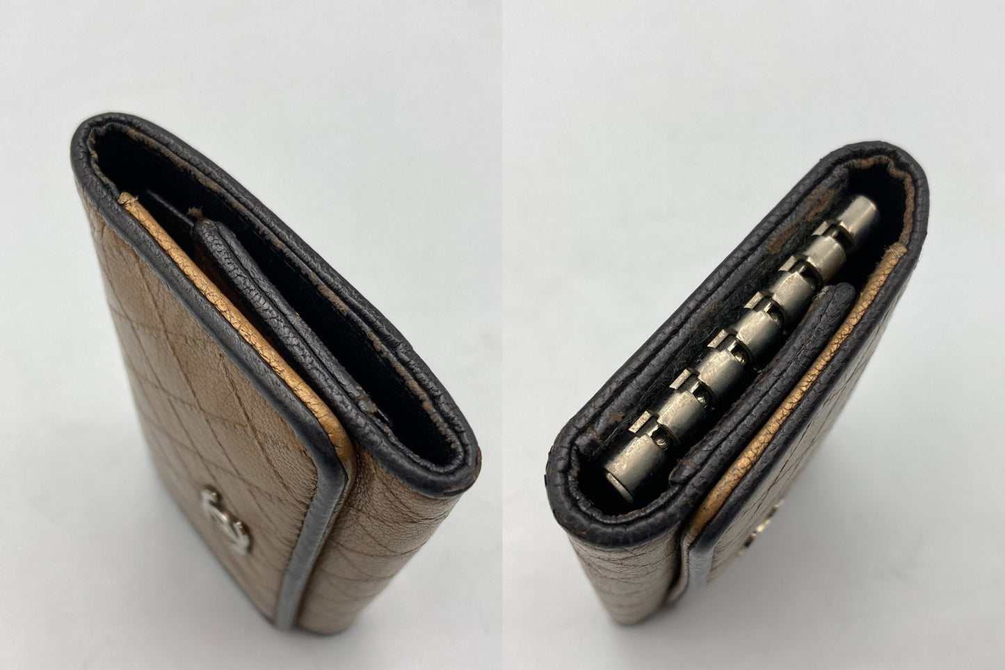 CHANEL シャネル ビコローレ キーケース 6連 中古 D4