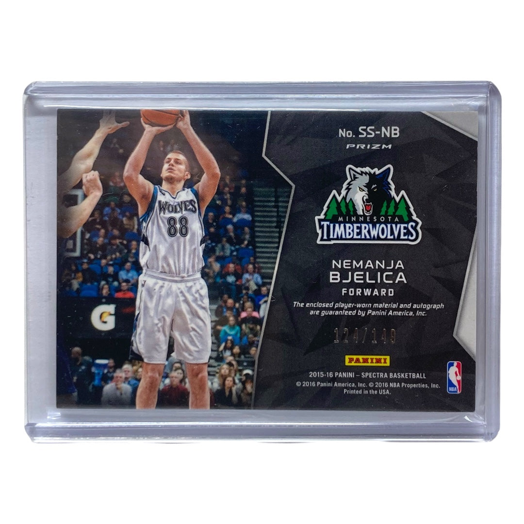 PANINI NBAカード SPECTRA PRIZM NEMANJA BJELICA TIMBERWOLVES 124/149 #SS-NB 中古 IT2