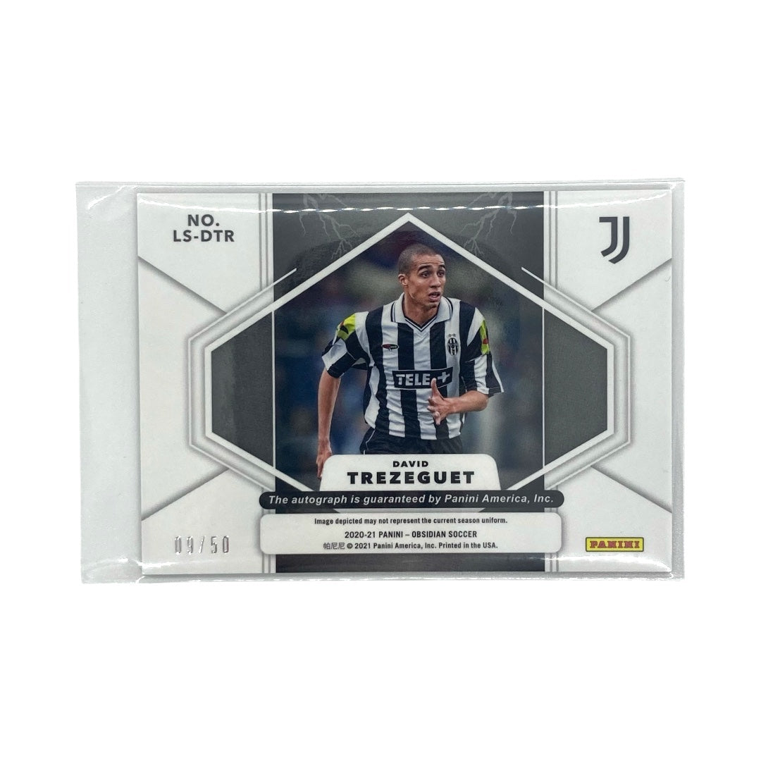 PANINI サッカーカード OBSIDIAN DAVID TREZEGUET JUVENTUS 09/50 #LS-DTR 中古 IT1