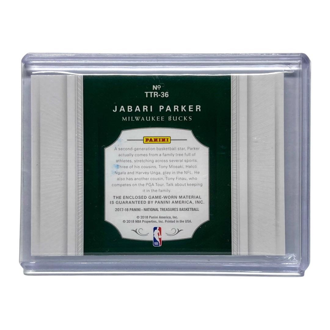 PANINI NBAカード NATIONAL TREASURES JABARI PARKER BUCKS 13/49 #TTR-36 中古 IT2