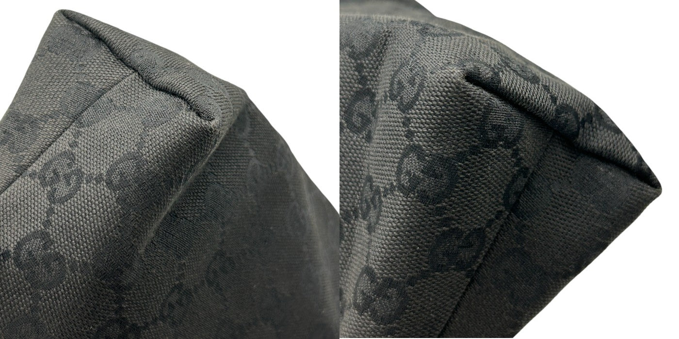 GUCCI グッチ アクセサリーポーチ レディース GGキャンバス ブラック 103399 ブランド 鞄 バッグ ミニ 小さい 中古 W4